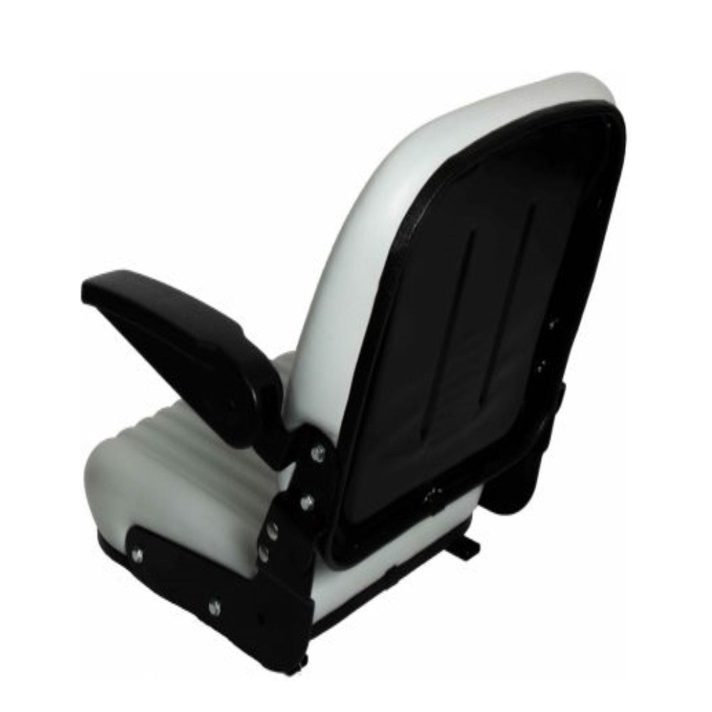 220000GR High Back Seat w/ Armrest & Slides Fits Dixie Chopper Zero Turn Mowers