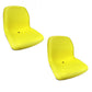 2 PK Yellow HIGH BACK Seats Fits JD Fits Gator Gas Diesel 4x2 4x4 HPX TH 6x4