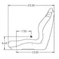 Yellow Seat Fits John Deere X465 X475 X485 X495 575 585 595 X700 720 724 729 749