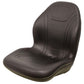 High Back Black Vinyl Bucket Seat Fits Kubota B1700-B2400 and L2500-L4200 Series