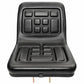 Seat Compact Tractor Polyurethane with Flip Brackets Black fits Yanmar Fits Ford