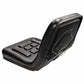 Seat with Flip-Type Brackets Fits Rhino, Steel Pan with Vinyl Covered Cushion