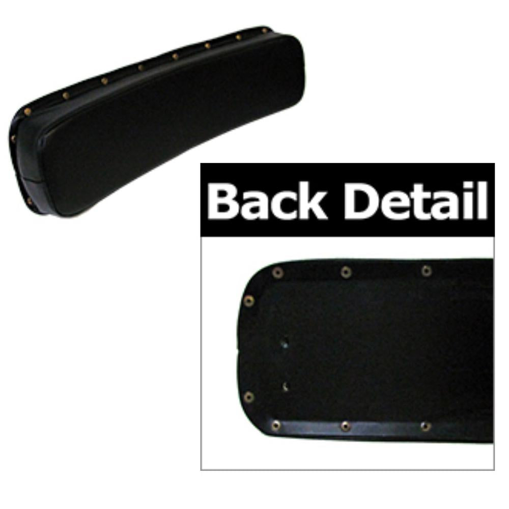 Black Back Rest Seat Cushion w/ Brass Rivets Fits John Deere A B D G R