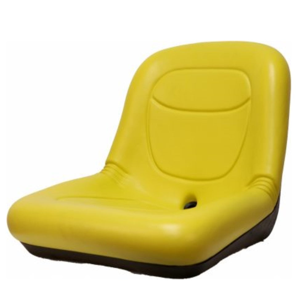 Yellow Seat for Lawn Mowers Loaders Tractors High Density Foam & Vinyl