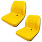 (2) Yellow Seat Fits John Deere Zero Turn Mower Z Trak M653 M655 M665 717A 727A