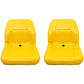 (2) Yellow Seat Fits John Deere Zero Turn Mower Z Trak M653 M655 M665 717A 727A