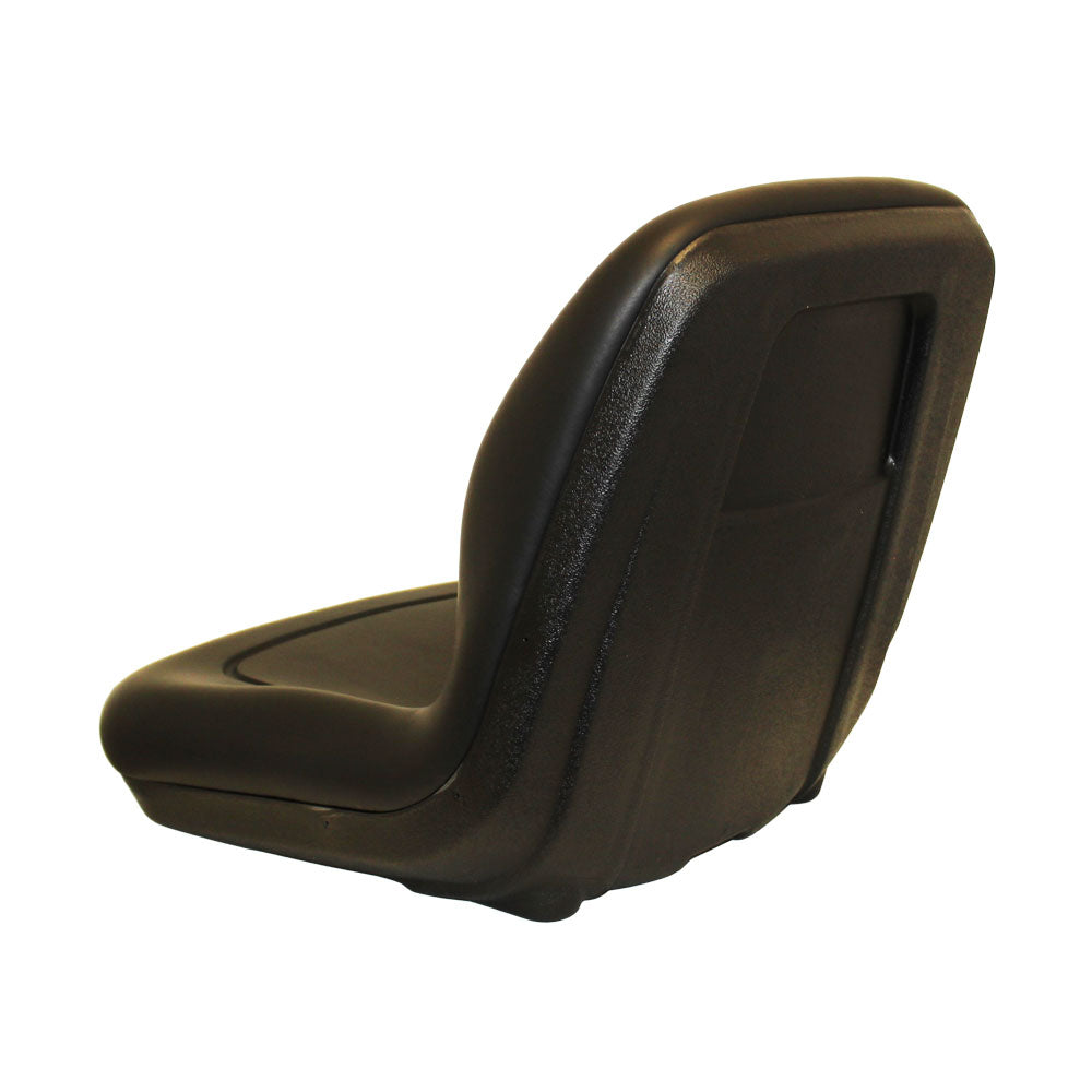 Black High Back Seat Fits John Deere Skid Steer Loader 70 125 240 7775 8875