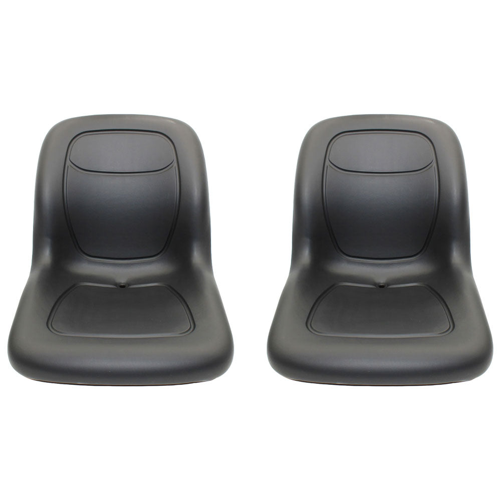 (2) Black XB180 High Back Seats Fits John Deere Gators