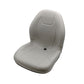Gray Vinyl Ultra High Back Seat Fits Bobcat Replaces 463