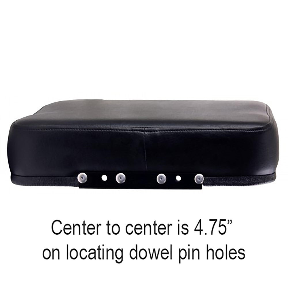 S3123330 Cushion Set, Black Vinyl - (2 pc.) Fits International