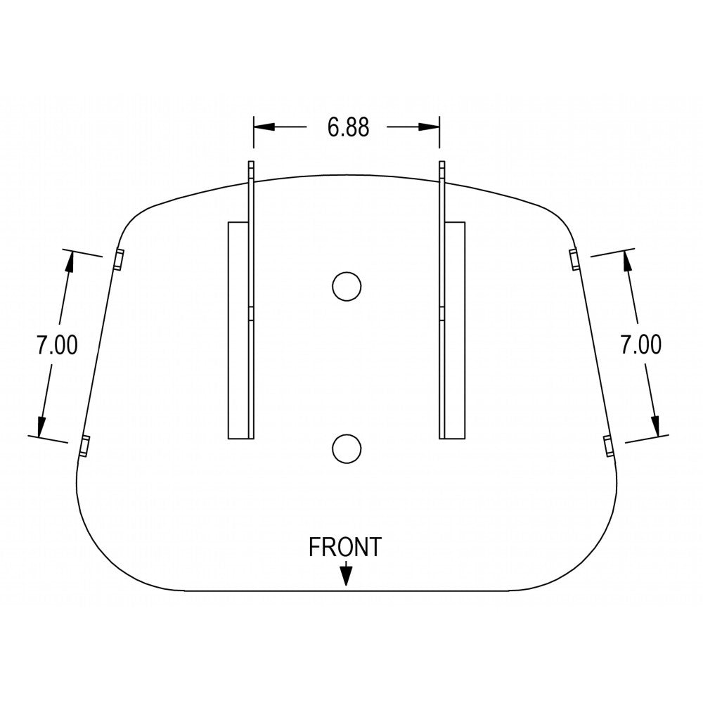 (2pc.) Maroon Seat fits White Tractor 2-105 2-135 2-155 2-180 2-85