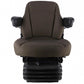 Mid Back Seat Brown Fabric w/ Air Suspension Fits John Deere 7200 7210 7220