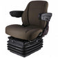 SR8302022 Sears Mid Back Seat, Brown Fabric w/ Air Suspension Fits John Deere