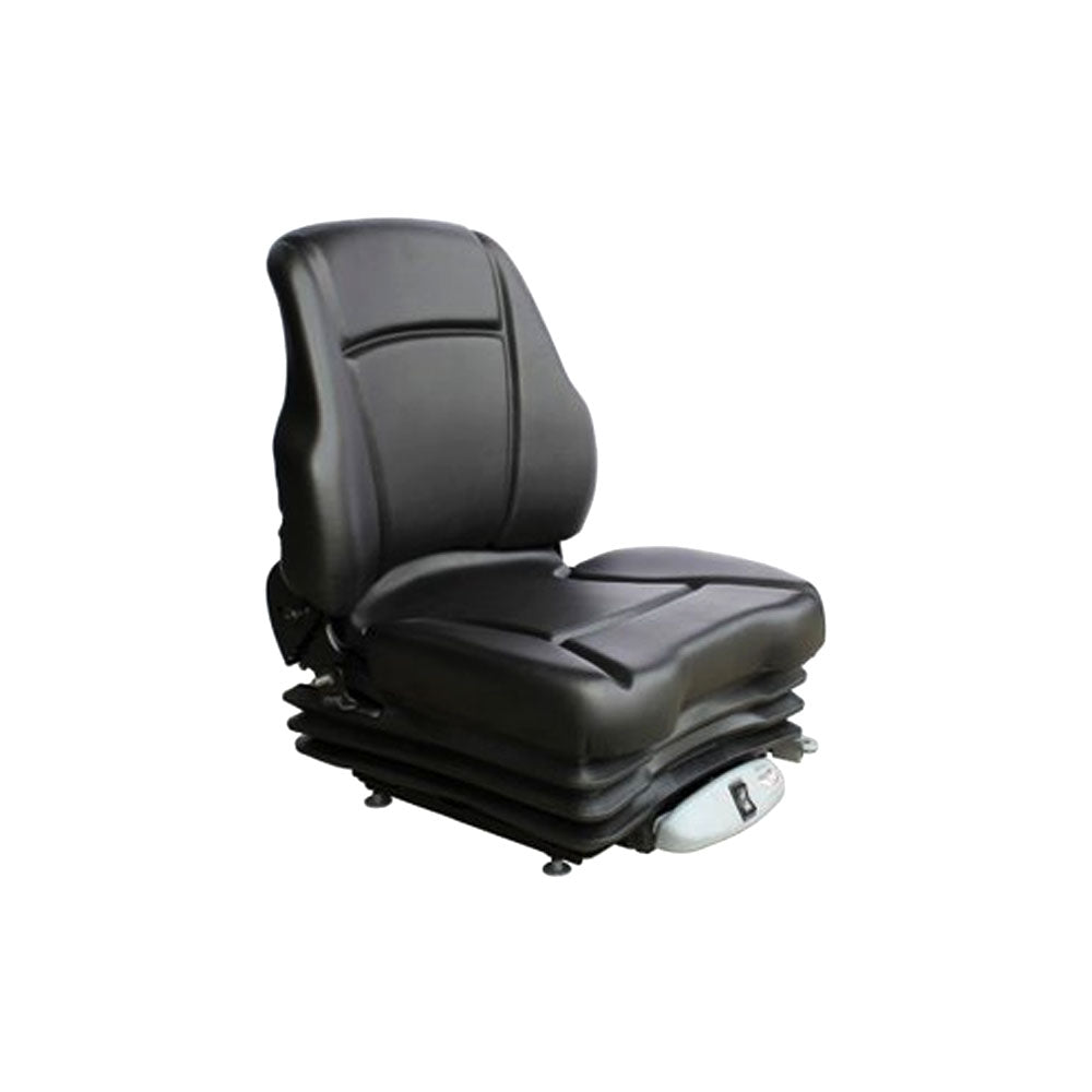 S8302049 Sears Low Back Seat, Black Vinyl w/ Air Suspension Fits Bush Hog