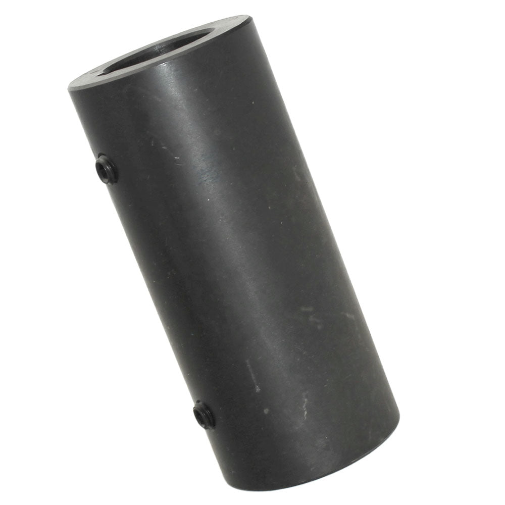 Shaft Coupler 1 1/8" Round Bore 4 1/2" Length 2" OD Black Oxide Finish SHFTR1800