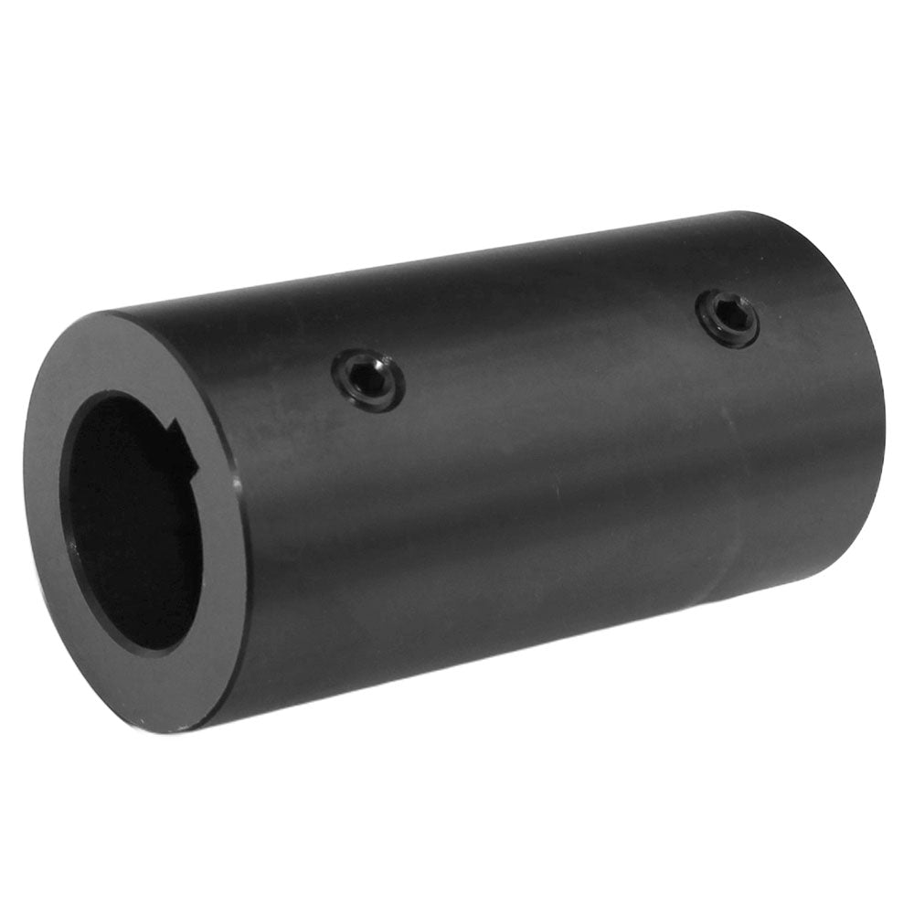 Shaft Coupler 1-3/8" Round Bore 4-1/2" L 2-5/16" OD Black Oxide Finish SHFTR2200