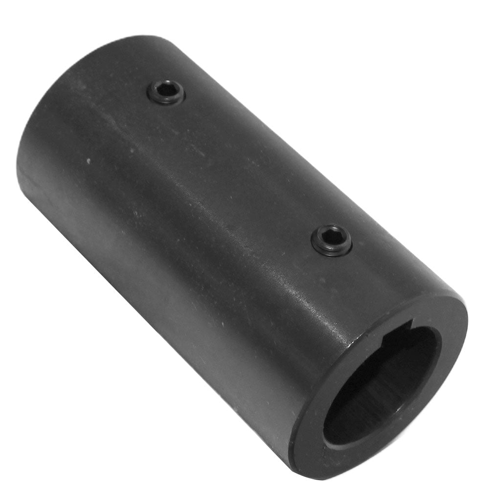 Shaft Coupler 1 7/16" Round Bore 4 1/2"Lx2 5/16" OD Black Oxide Finish SHFTR2300