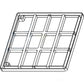 Grille 3121672R1 Fits Case IH HYDRO 84 384 385 484 584 684 784 884