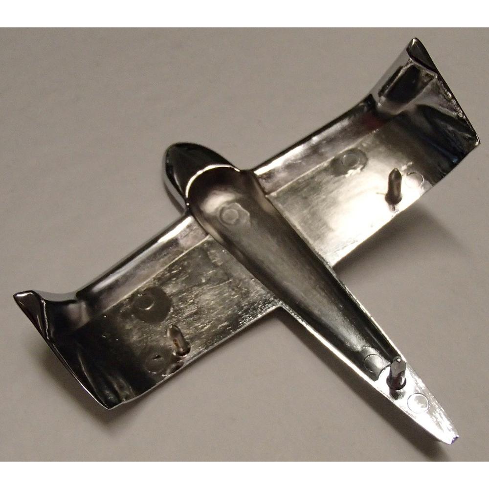 Chrome Metal Airplane Hood Emblem Fits Massey Ferguson 50 65 85 88 97 98