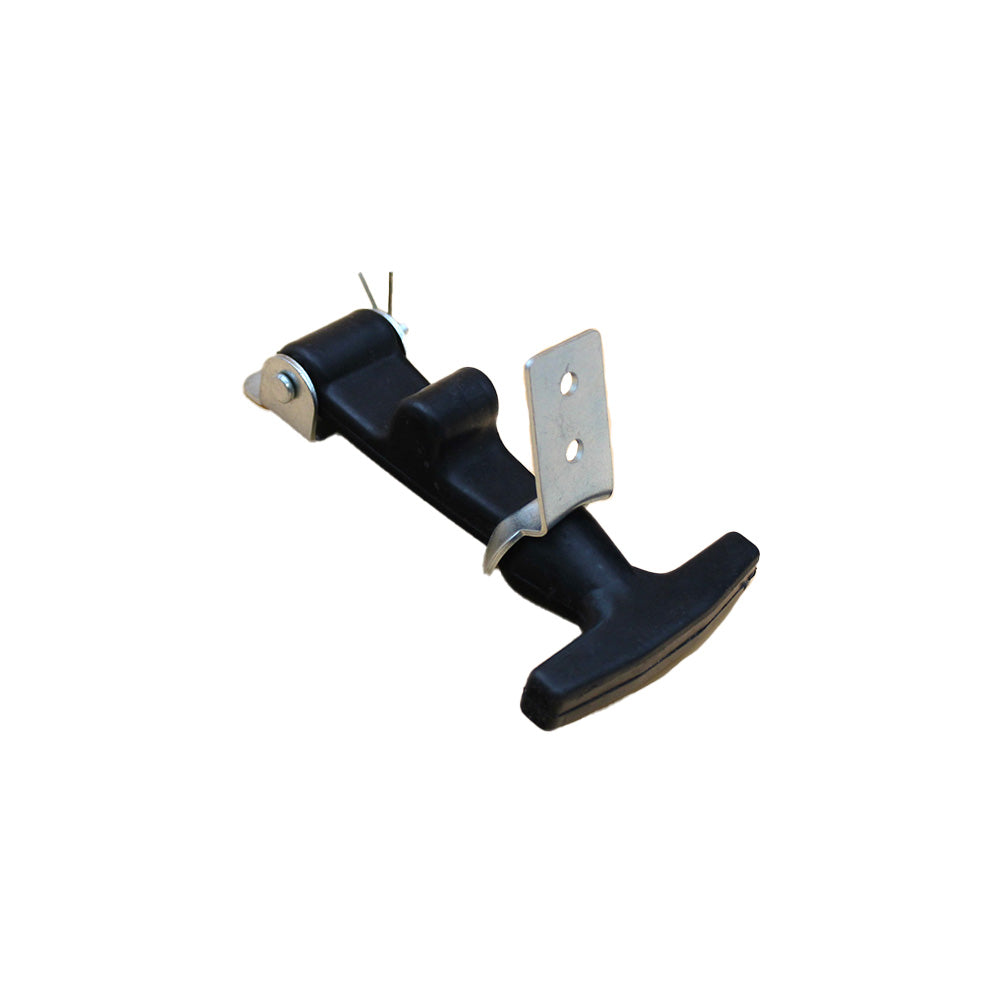 Rubber Hood Hold Down Latch S8390 w/ Galvanized Steel Hardware and T-Handle Grip