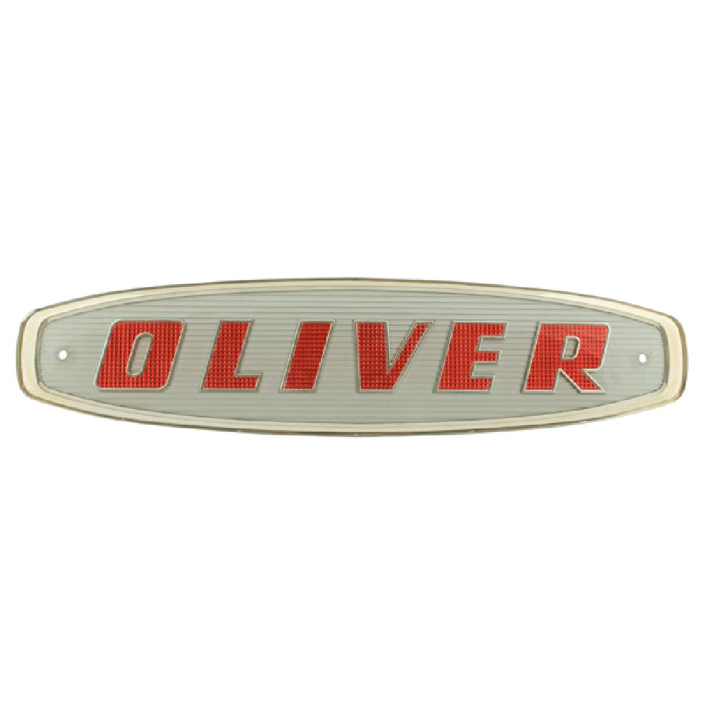 101430A Front Red Emblem For Oliver Tractor Models 550 770 880 950 990 995