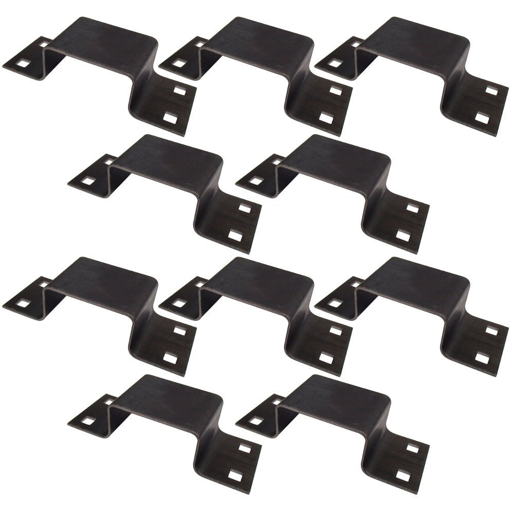 Set of Ten (10) Bolt-On Stake Pocket Brackets B2373G for Flat Bed Pick-Up