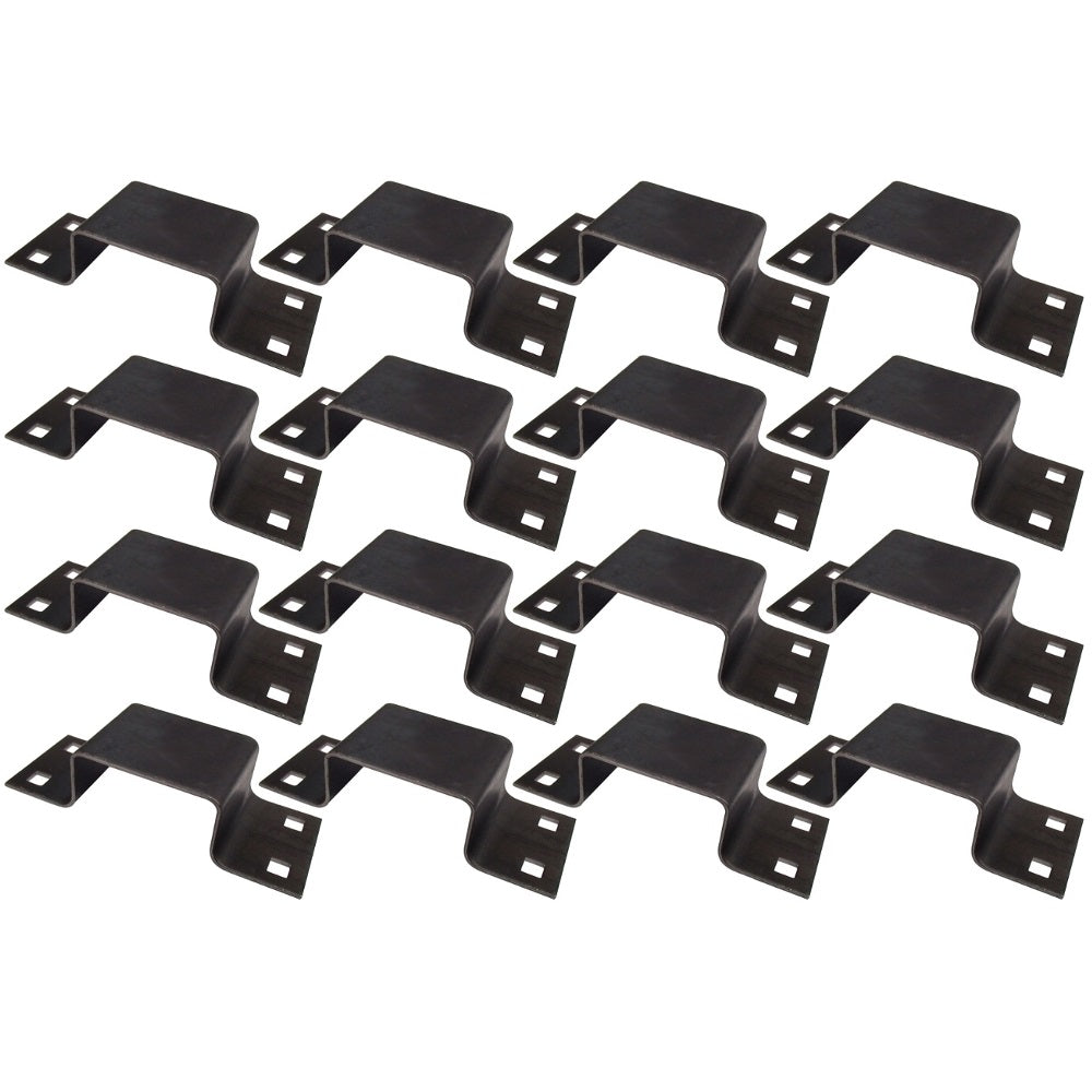Sixteen Pocket Brackets B2373G for Truck Trailer Stake Posts Made w/ 12Ga Steel