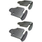 (4) Trailer Utility Wood Sides Latch Rack Stake Body Gates Corner Brackets Set