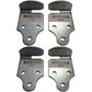 4 PC. Stake Body Gates Corner Brackets Trailer Wood Sides Latch Rack PK-SB1set