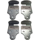 383CB Qty 2: RH & LH Latch Rack Corner Bracket Set Fits Universal Products