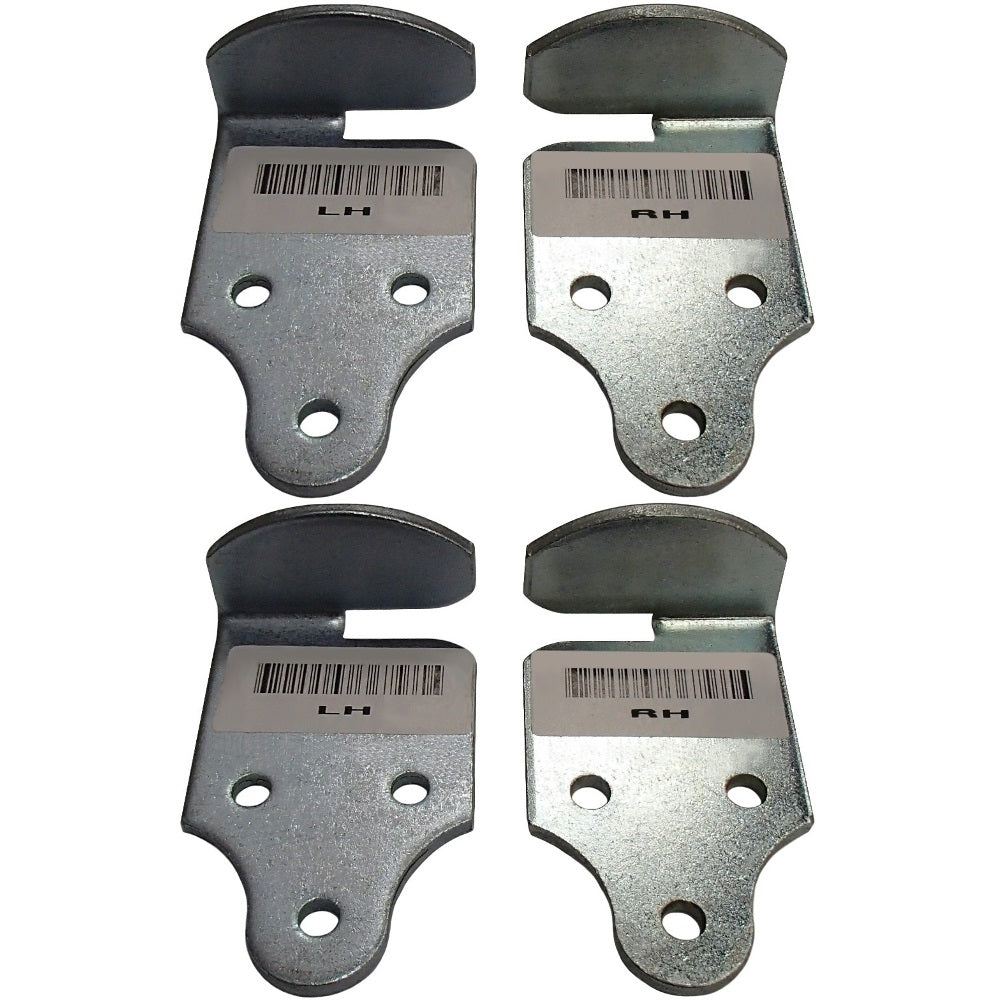 383CB Qty 2: RH & LH Latch Rack Corner Bracket Set Fits Universal Products