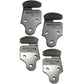 (4) Trailer Utility Wood Sides Latch Rack Stake Body Gates Corner Brackets Set
