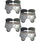 383CB Qty 4: RH & LH Latch Rack Corner Bracket Set Fits Universal Products