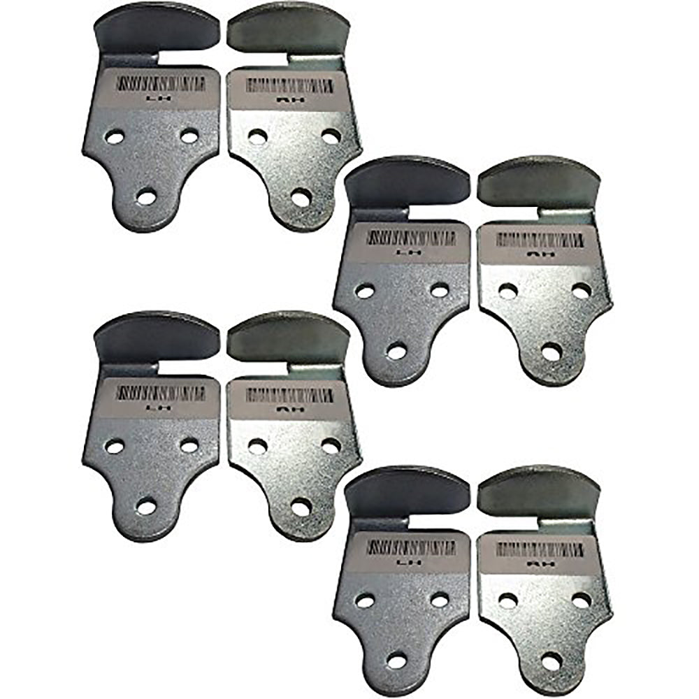 383CB Qty 4: RH & LH Latch Rack Corner Bracket Set Fits Universal Products