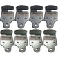 383CB Qty 4: RH & LH Latch Rack Corner Bracket Set Fits Universal Products