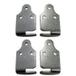 (4) Trailer Utility Wood Sides Latch Rack Stake Body Gates Corner Brackets Set