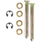 Door Hinge Pin & Bushing Kit 2 Pin 4 Bushings 2 Clip Fits Chrysler fits Dodge