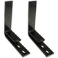 BRKT-TB2030 Heavy Duty Steel Mounting Brackets Pair Fits #20 and #30 Tool Boxes