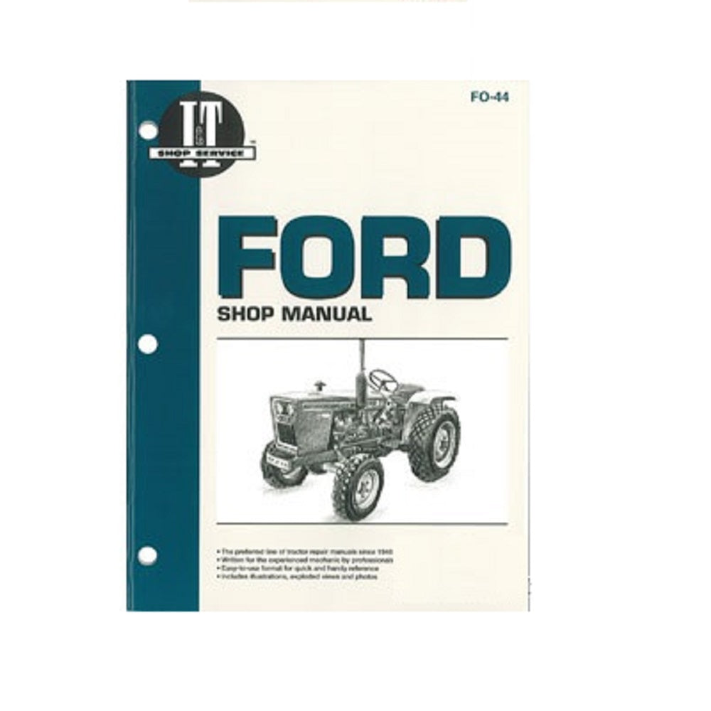 Fits Ford 1100 1200 1300 1500 1710 1910 TRACTOR I&T BRAND SHOP REPAIR MANUAL