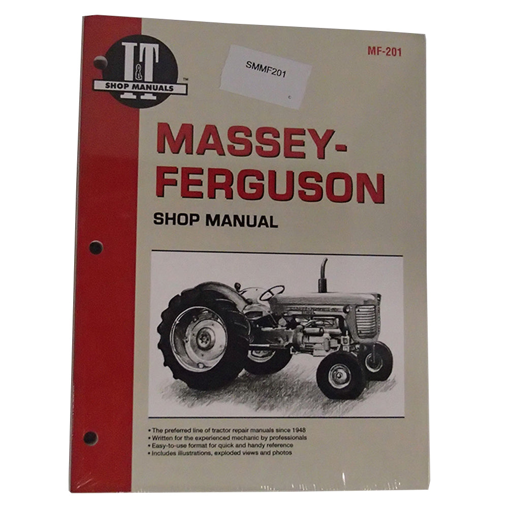 I&T Shop Manual, Fits Massey Ferguson - Compilation MF65, MF85, MF88, Super 90 &