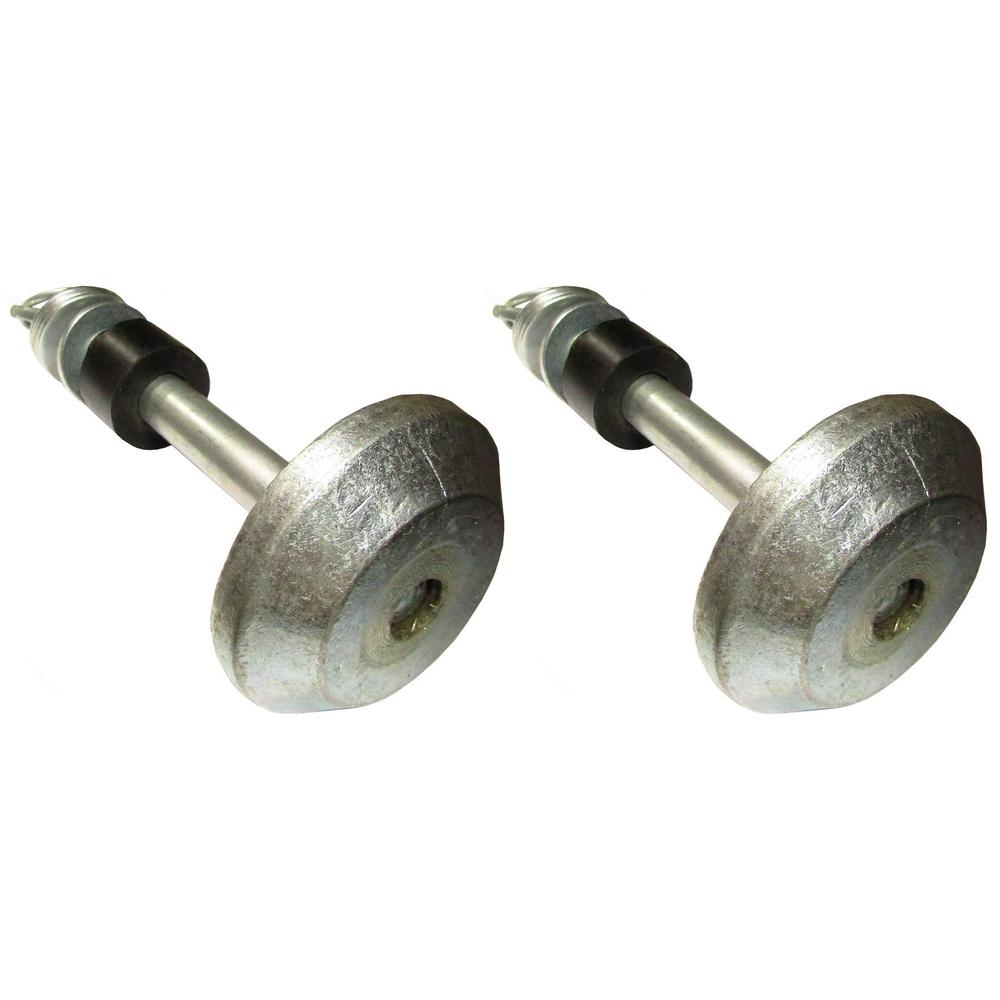 (2) Snow Plow Skid Shoes fits Moose ATV UTV Snow Plows 5/8" Shaft Repl. 4501