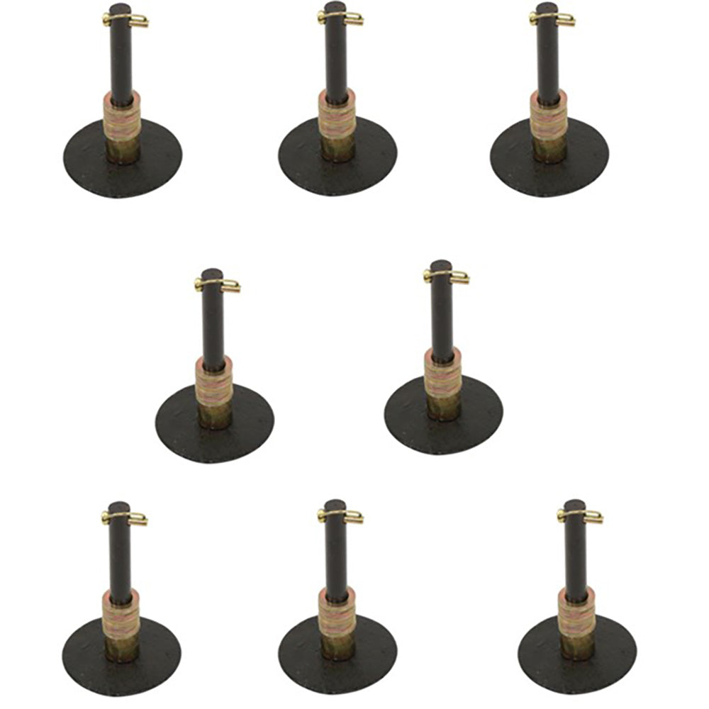 1303220 Eight Heavy Duty Snow Plow Shoe Skid Foot Assemblies Fits Western 49071