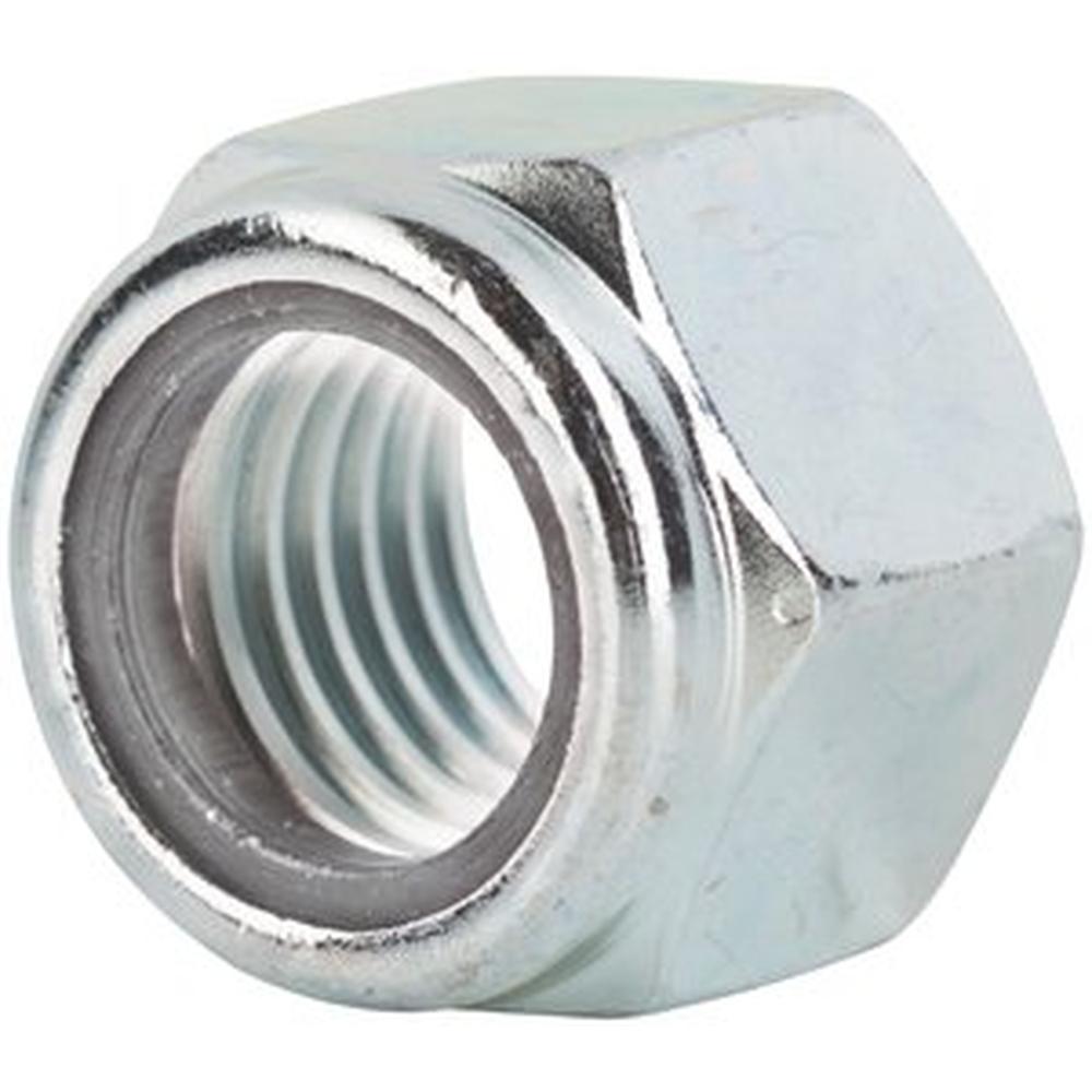 New 5/16"-18 Grade 5 Zinc Finish NE Steel Nylon Insert Lock Nut Fits Skid Shoes