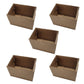 (5pk) Brown Shipping Moving Packing Cardboard Boxes 6x4x2