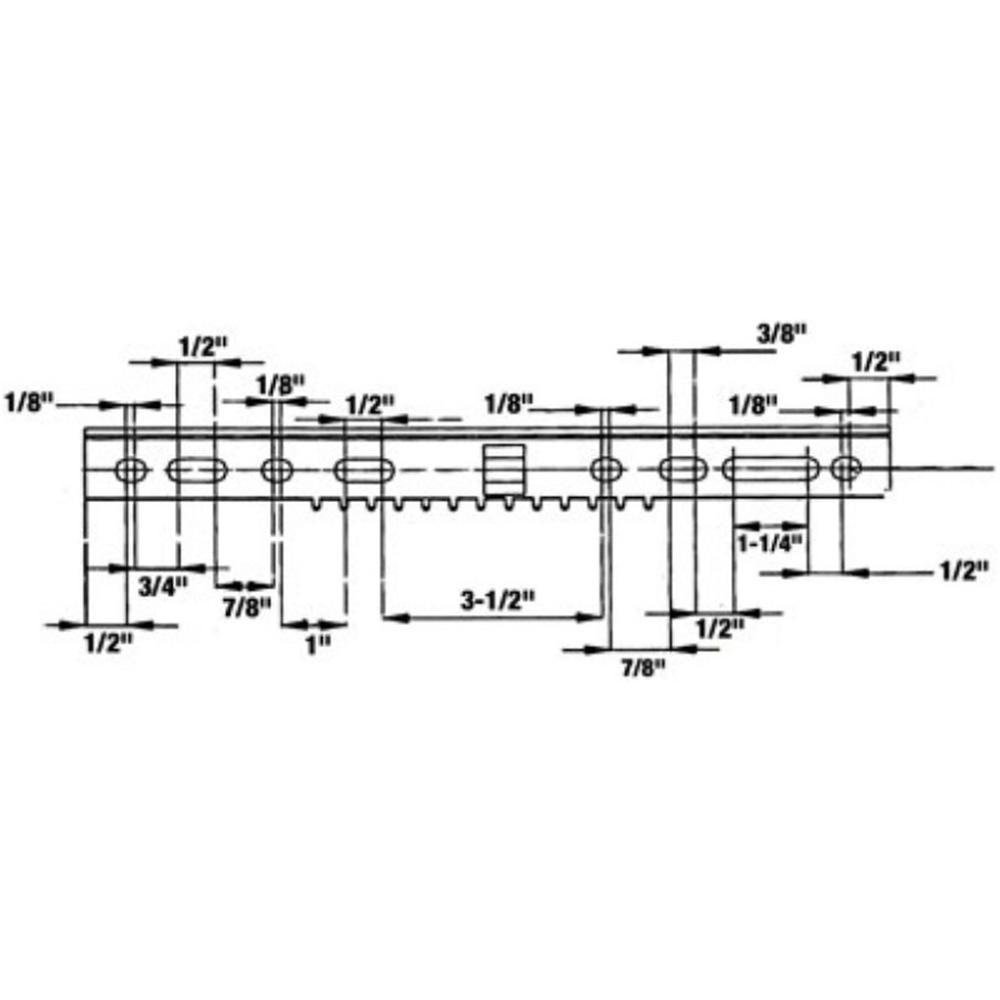 ST100 Slide Track Set Fits Allis Chalmers Tractors