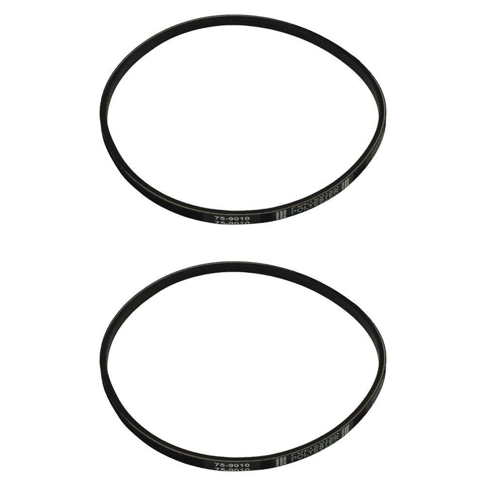 Set of Two Raw Edge Auger Drive Belts 29.25" x 0.375" Fits Toro Power Lite 16"