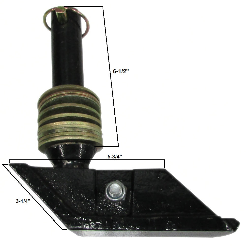 Snow Plow Shoe w/ Square Foot Fits Blizzard Replaces 09126