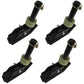 Qty 4: Snow Plow Shoe w/ Square Foot Fits FISHER Replaces 09126