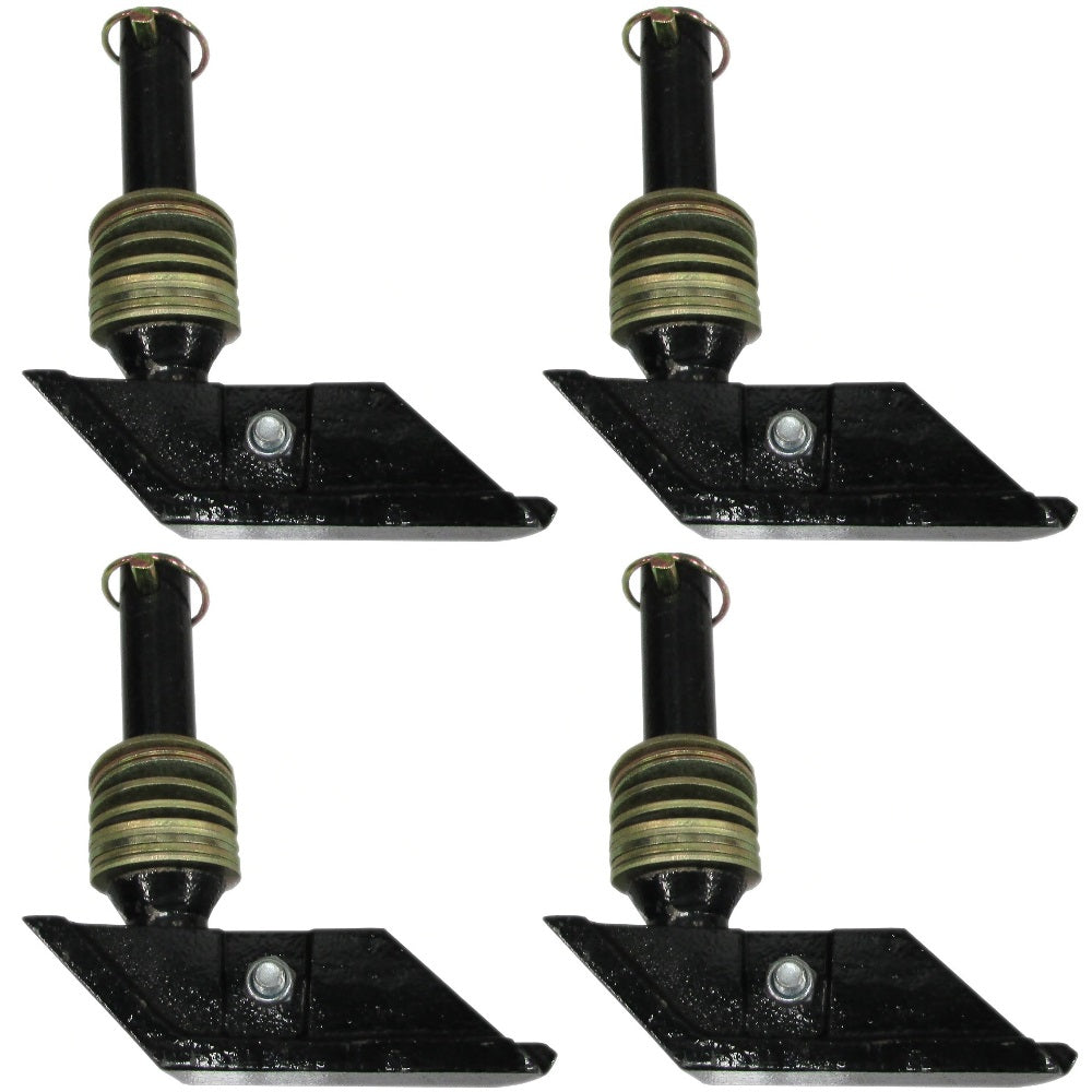 Qty 4: Snow Plow Shoe w/ Square Foot Fits FISHER Replaces 09126