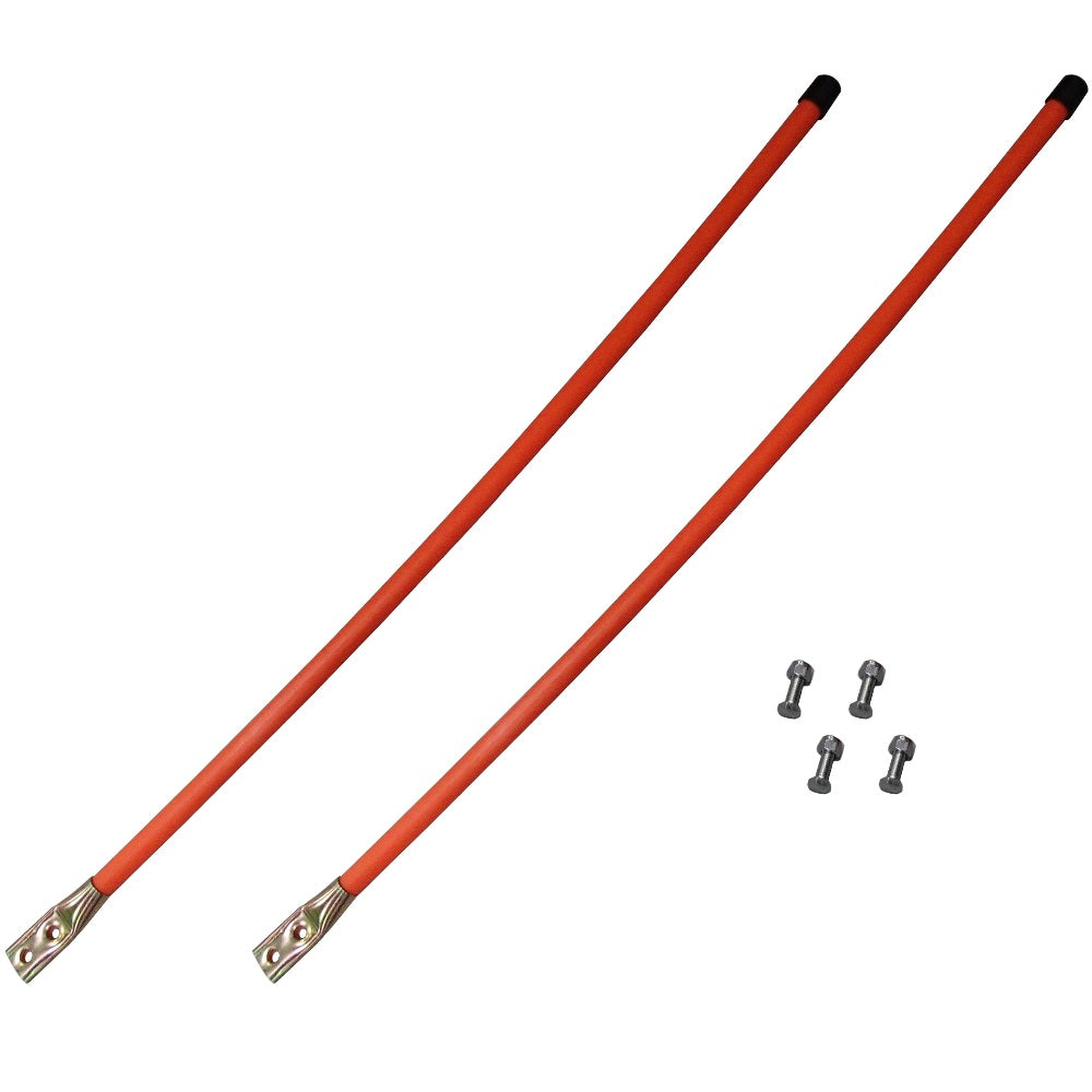 Pair of 36" Orange Blade Markers Fits SNOWDOGG Replaces 2036